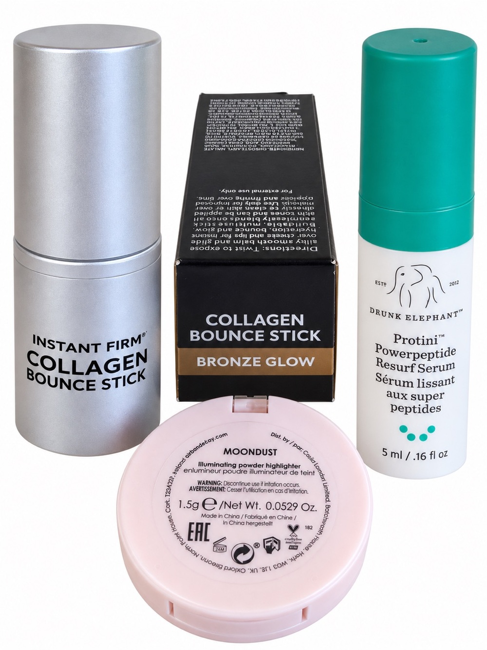 SKINCARE BUNDLE: Drunk Elephant + Urban Decay + PTR Bronze Glow Stick ($59 MSRP)